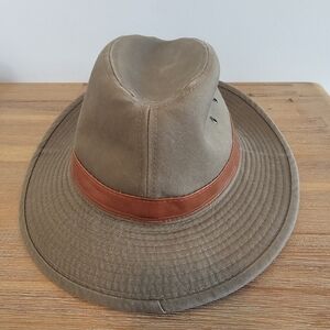 Vintage Dorfman Pacific Brown Scala Hat ~ Size Small